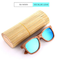 Load image into Gallery viewer, KITHDIA New 100% Real Zebra Wood Sunglasses