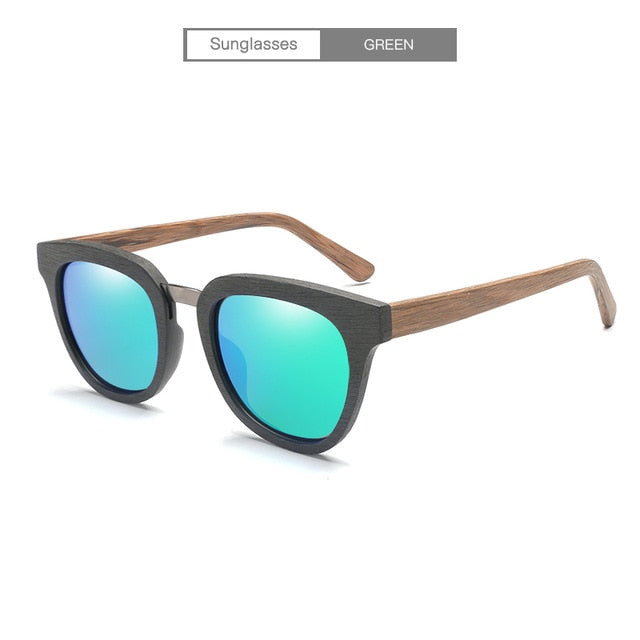 Vintage Acetate Wood Sunglasses