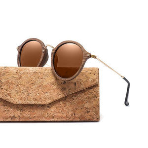 Women Men Polarized Sunglasses Wooden