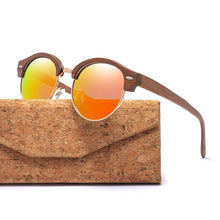 Load image into Gallery viewer, Round Wood Sunglasses for Men and Women